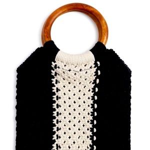 “Laude the Label” Designer Mini Macramé Bag